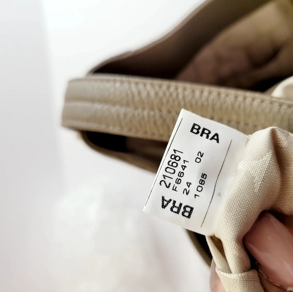Furla Pebbled Leather Hobo Bag Beige